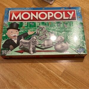 Hasbro Monopoly Game with Red and Green seal in plastic NEW